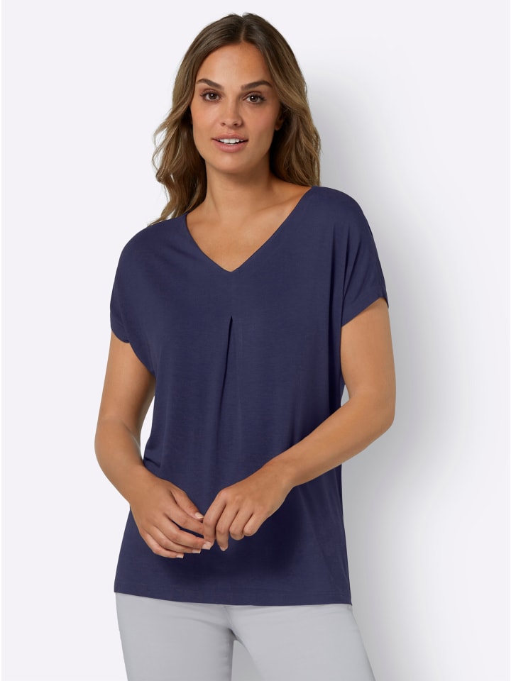 Shirt in nachtblau