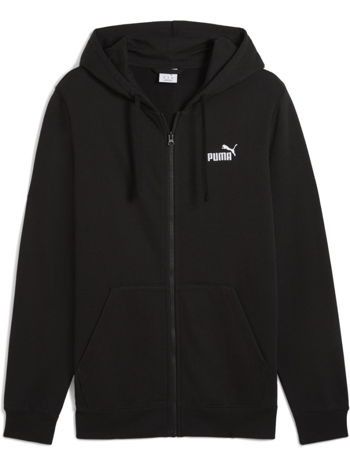 Jacke "ESS No.1 Logo Full-Zip Hoodie TR" in Schwarz