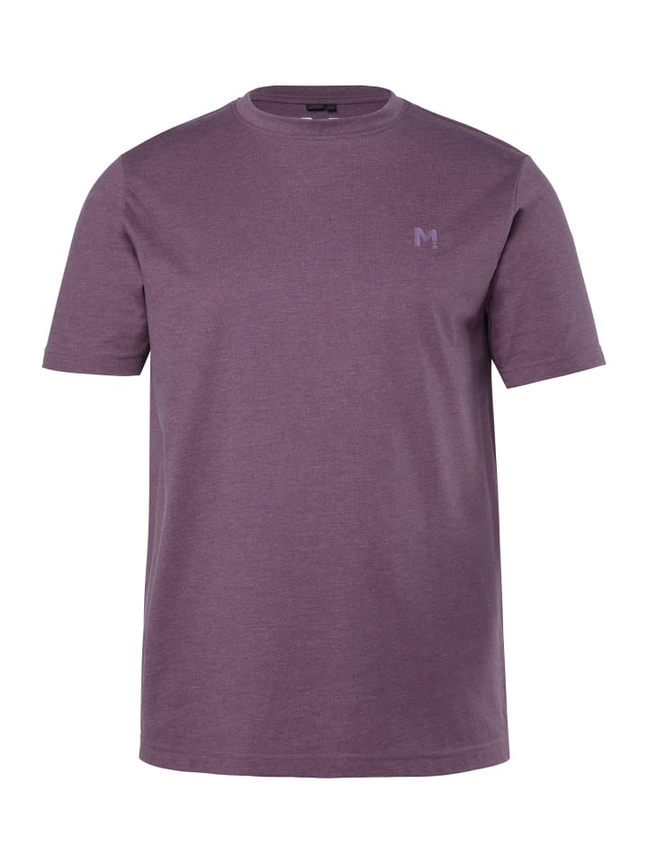 Kurzarm T-Shirt in pflaume