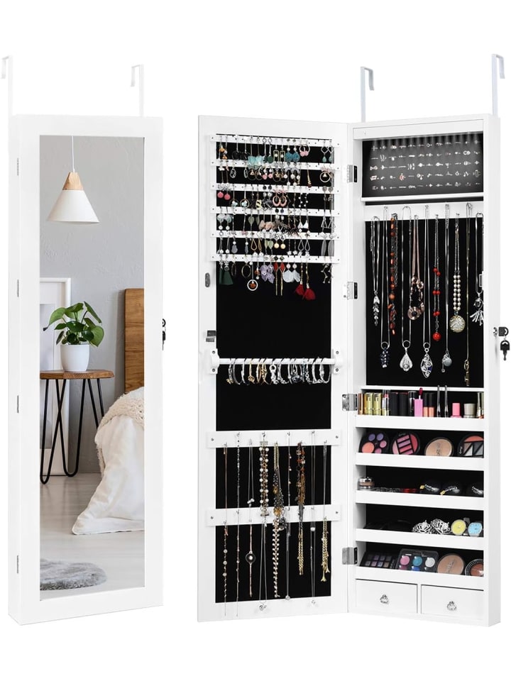 Schmuckschrank in Weiß