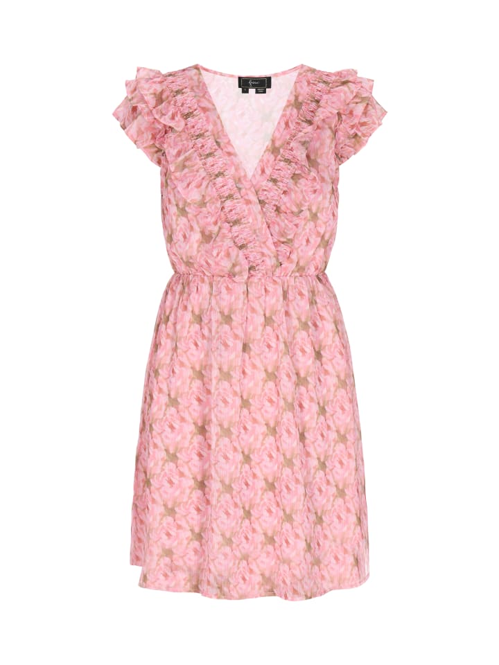 Women Dress in rose multicolor