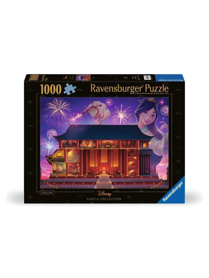 Ravensburger Puzzle 1.000 Teile Disney Castles: Mulan in bunt