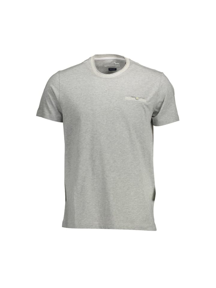 Grau Baumwolle Herren T-Shirt