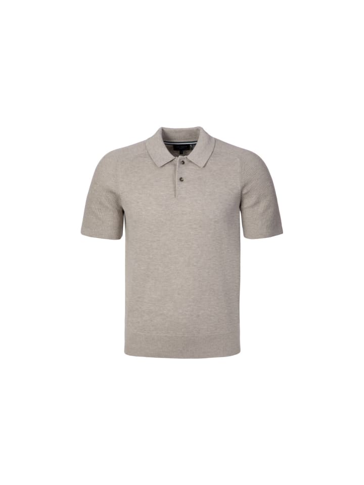 Poloshirt Otiso in grau/braun