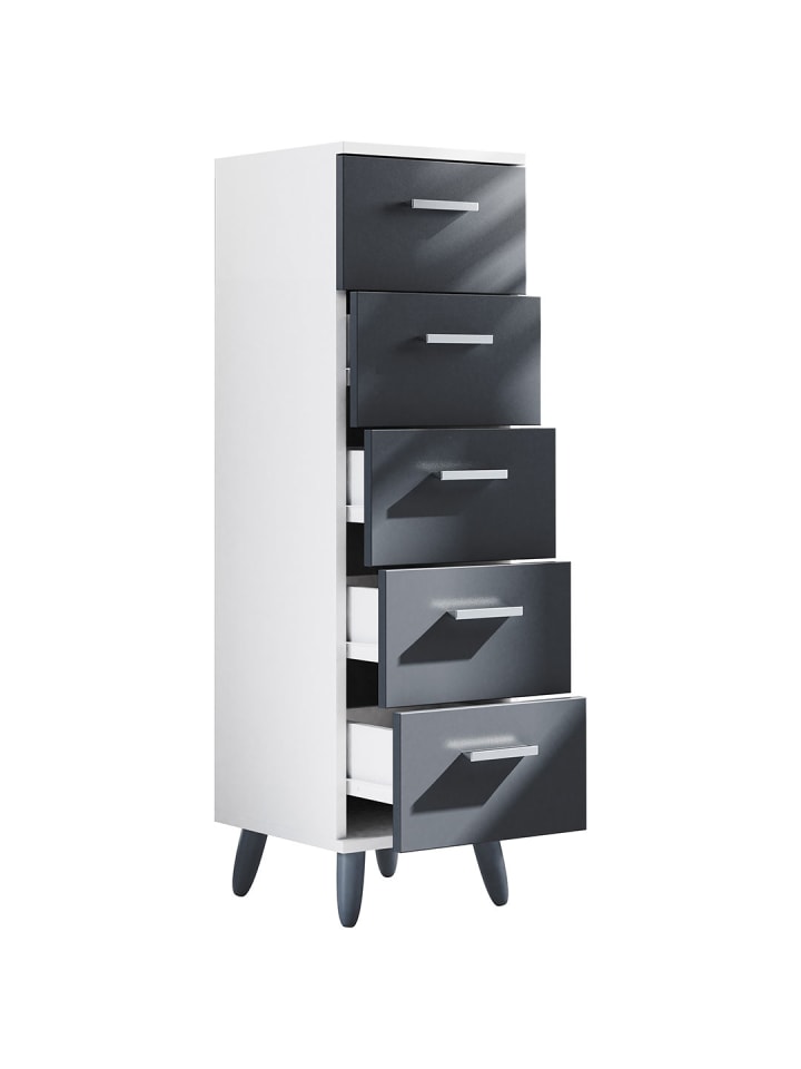 Badschrank LandosSB anthrazit Anthrazit 30 x 30 cm