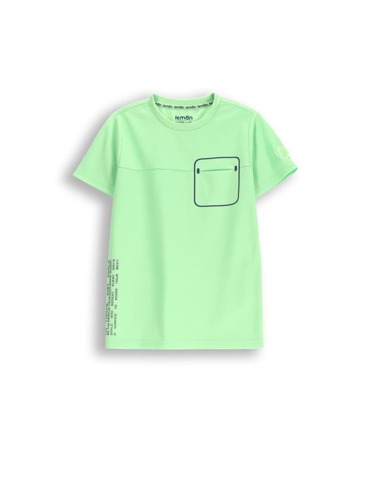 Sportshirt in limonengrün