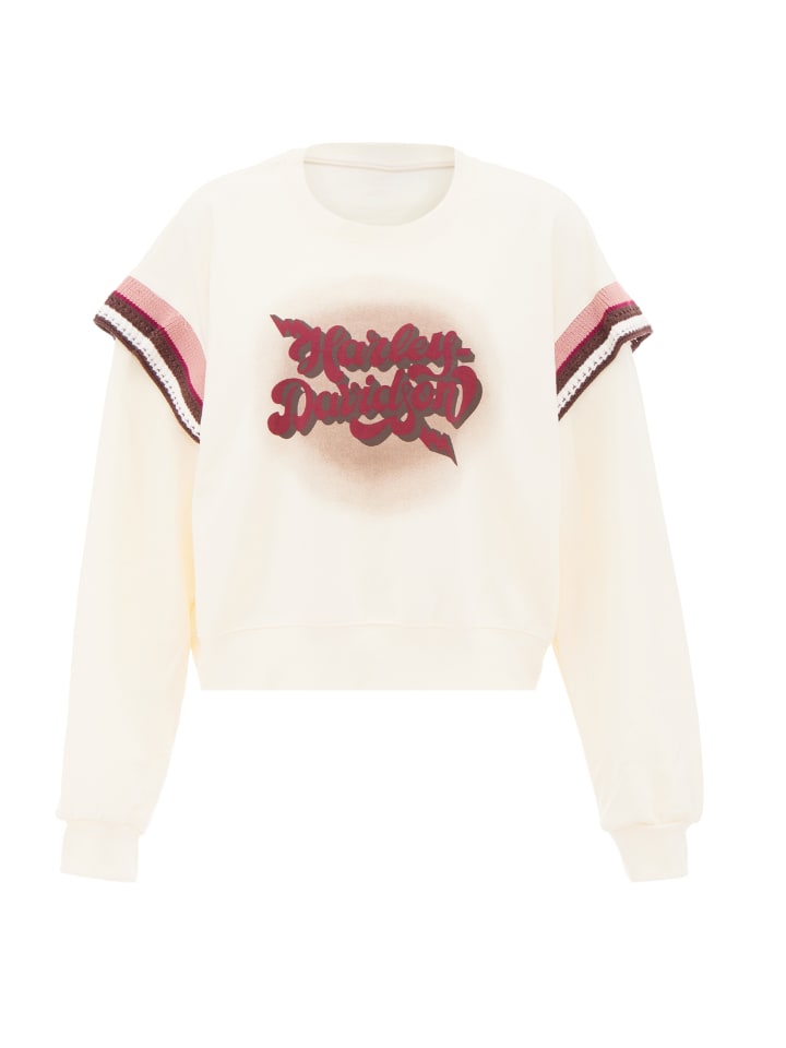 Women Sweatshirt in Wollweiss