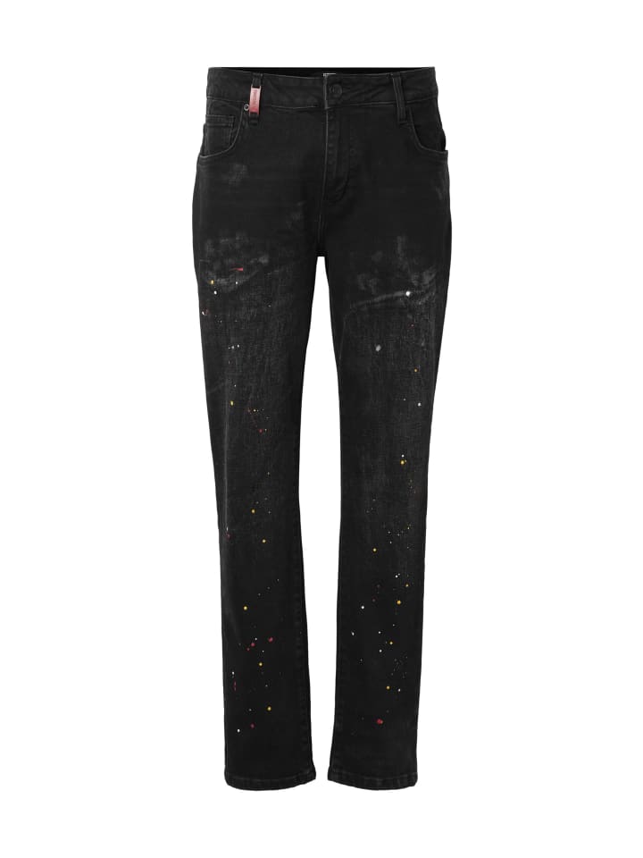 Slim Fit in washed black