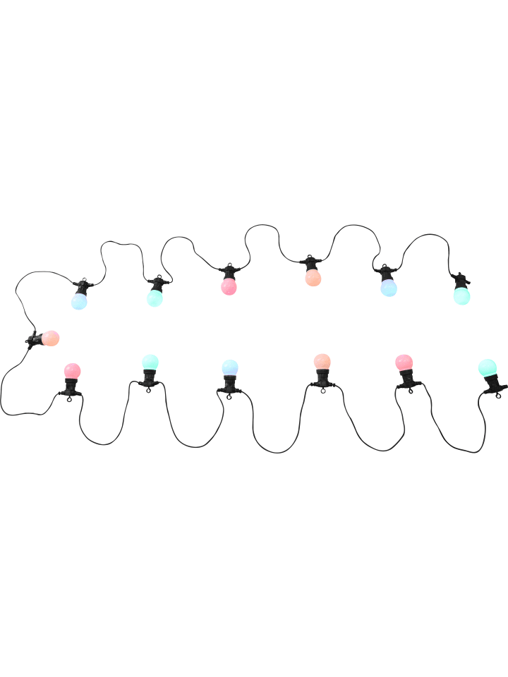 LED Lichterkette "NIRVANA" in black