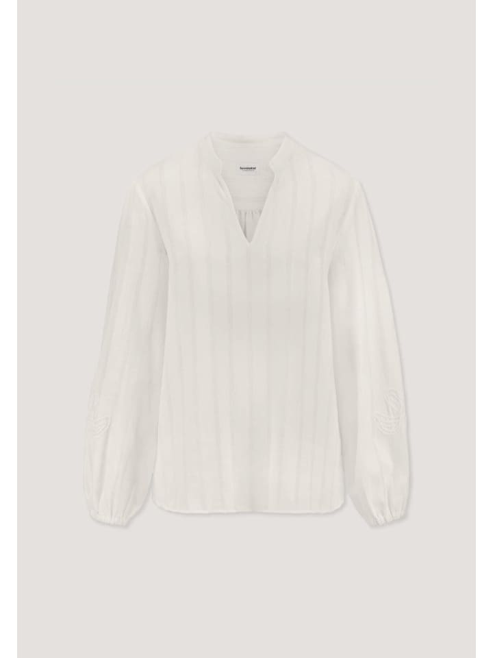 Bluse in naturweiss