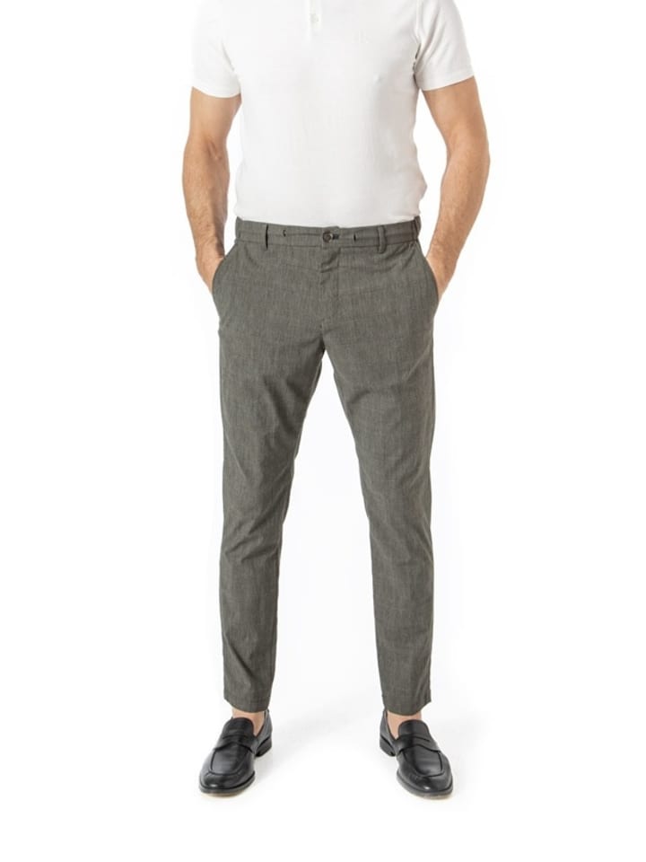 Chino für Herren in Dunkelgrün