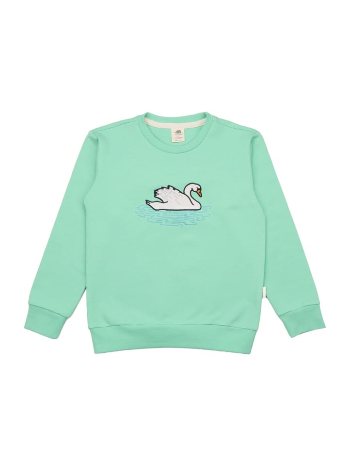 Sweatshirt Swans in Spring-Sweatshirt