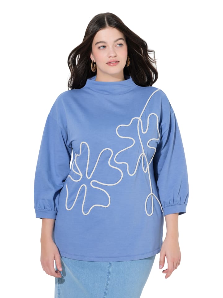 Sweatshirt in frostblau