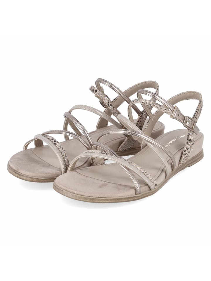 Sandalen in beige