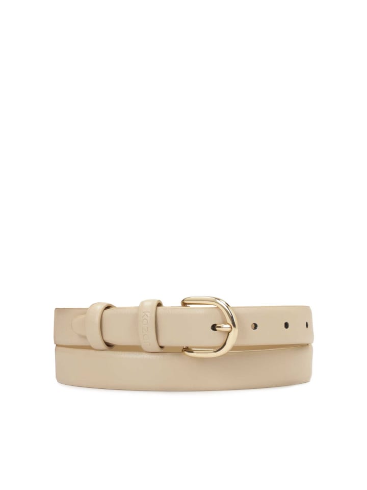 Gürtel in Creme