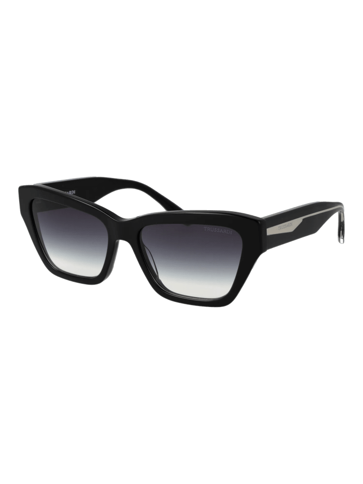 Damen Sonnenbrillen Katzenauge Schwarz