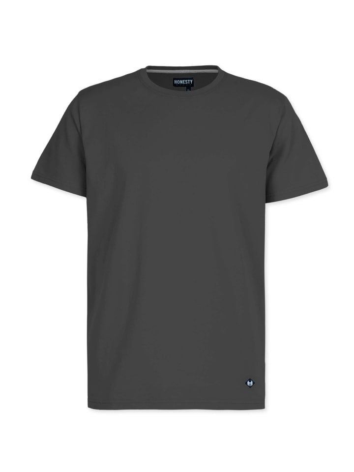 T-Shirt " Basic " in grau