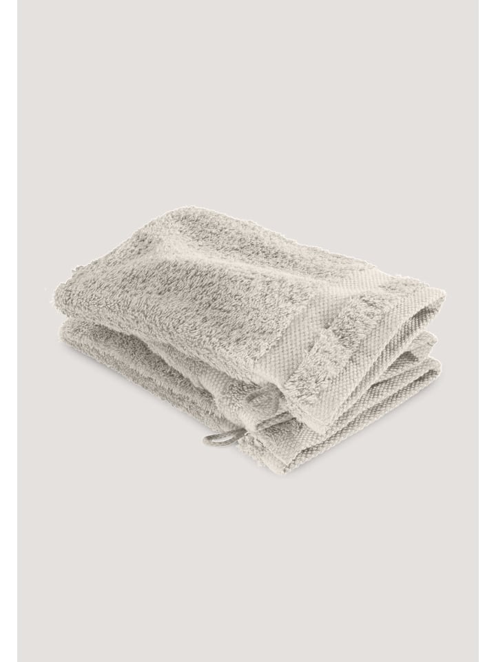 Waschhandschuh in mandel