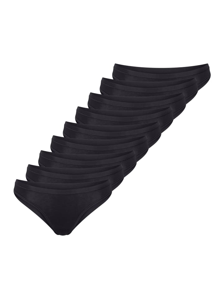Mini Slip GO Daily Cotton in Schwarz
