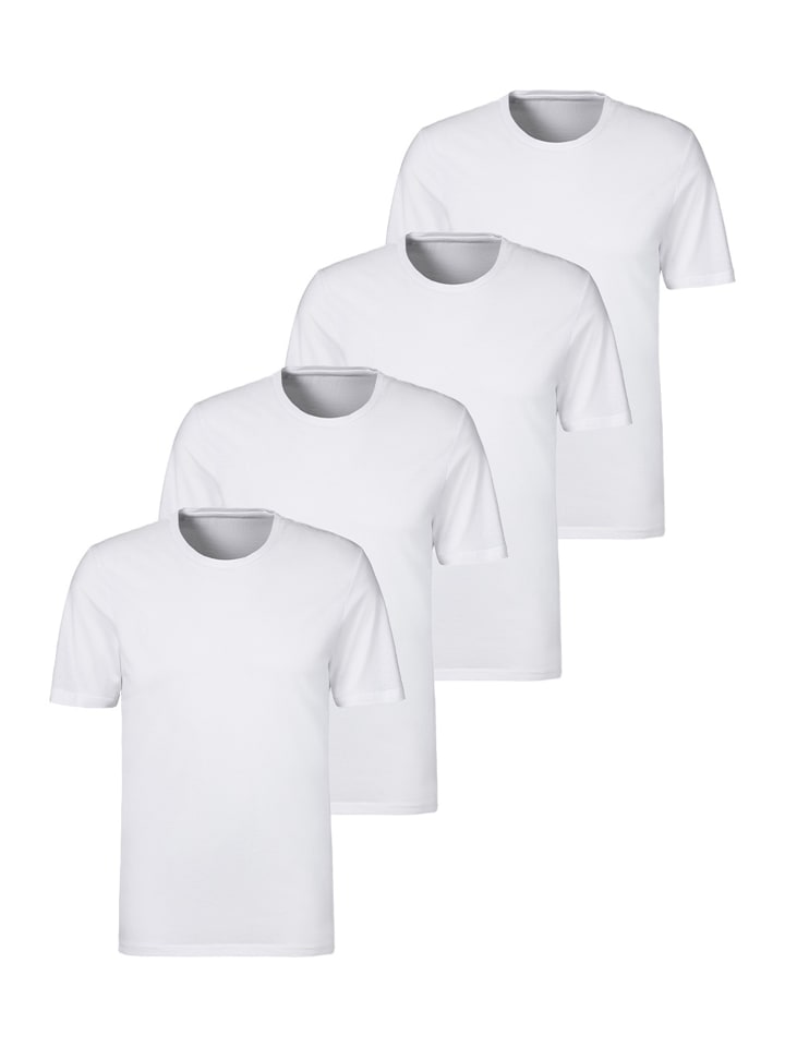 Unterhemd / Shirt Kurzarm Basic in Weiß