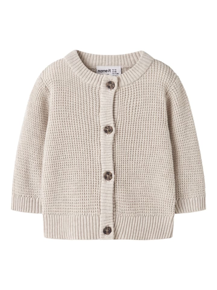 Strickjacke in Peyote Melange