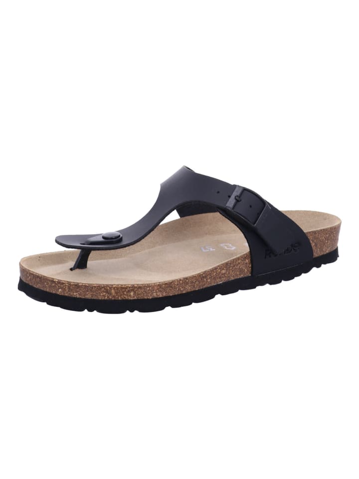 Pantolette in schwarz