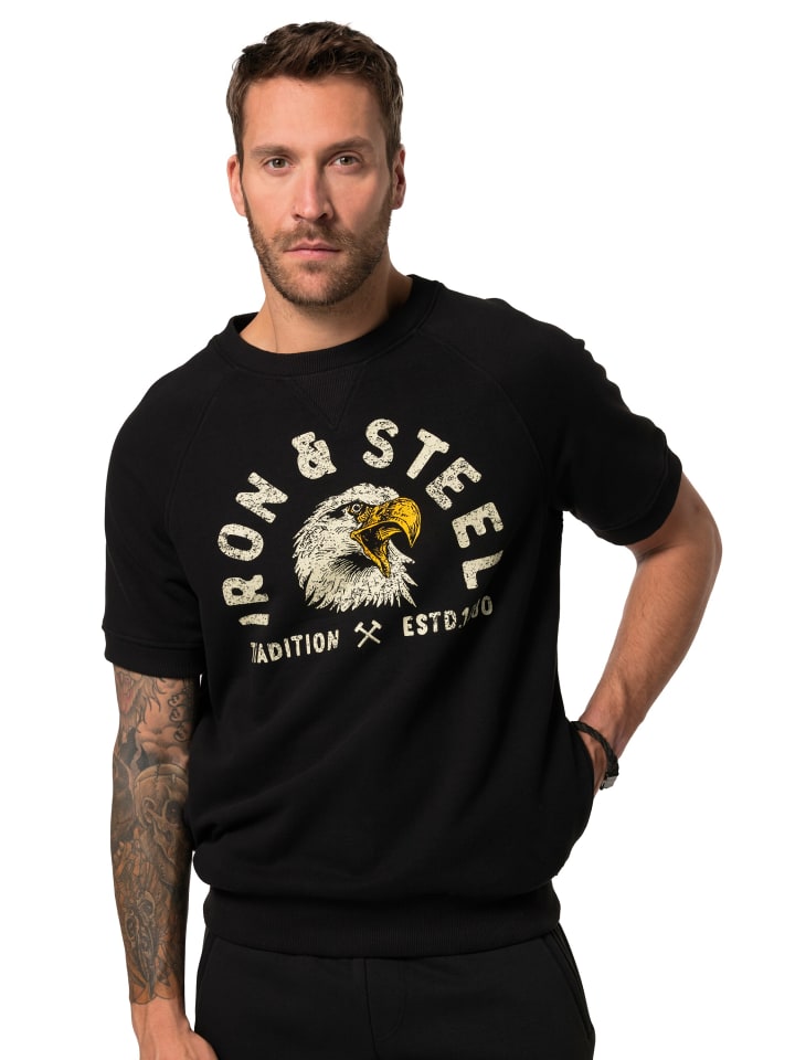 Sweatshirt in schwarz