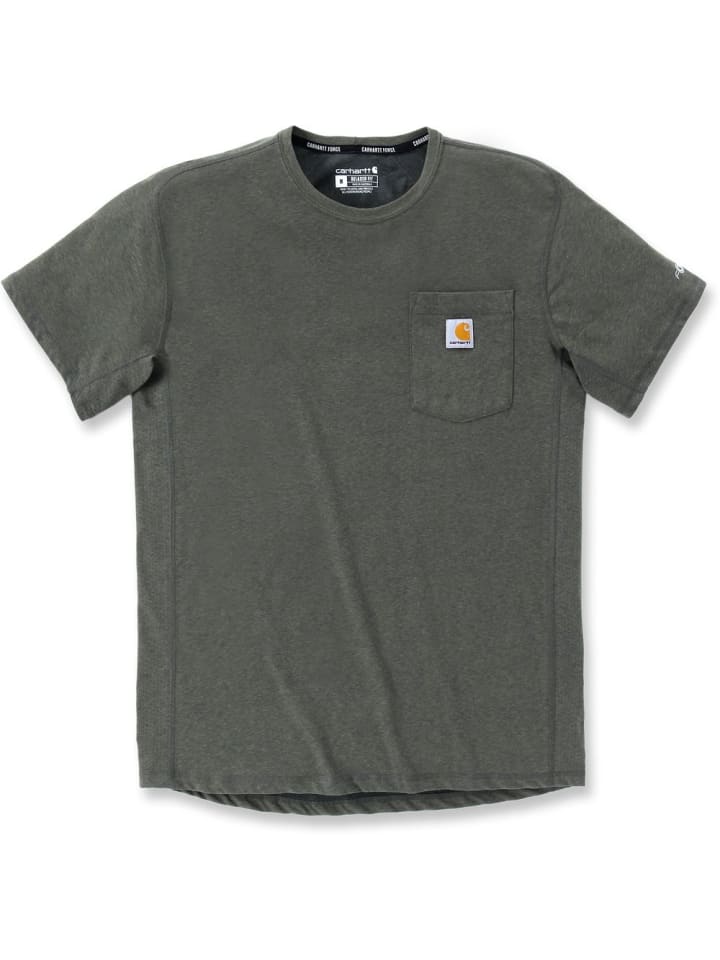 T-Shirt "Force Pocket S/S 106652" in Grün