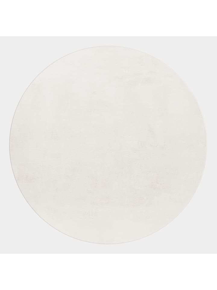 Teppich Kurzflor Waschbar Einfarbig NECKAR Strapazierfähig OEKO-TEX in Creme