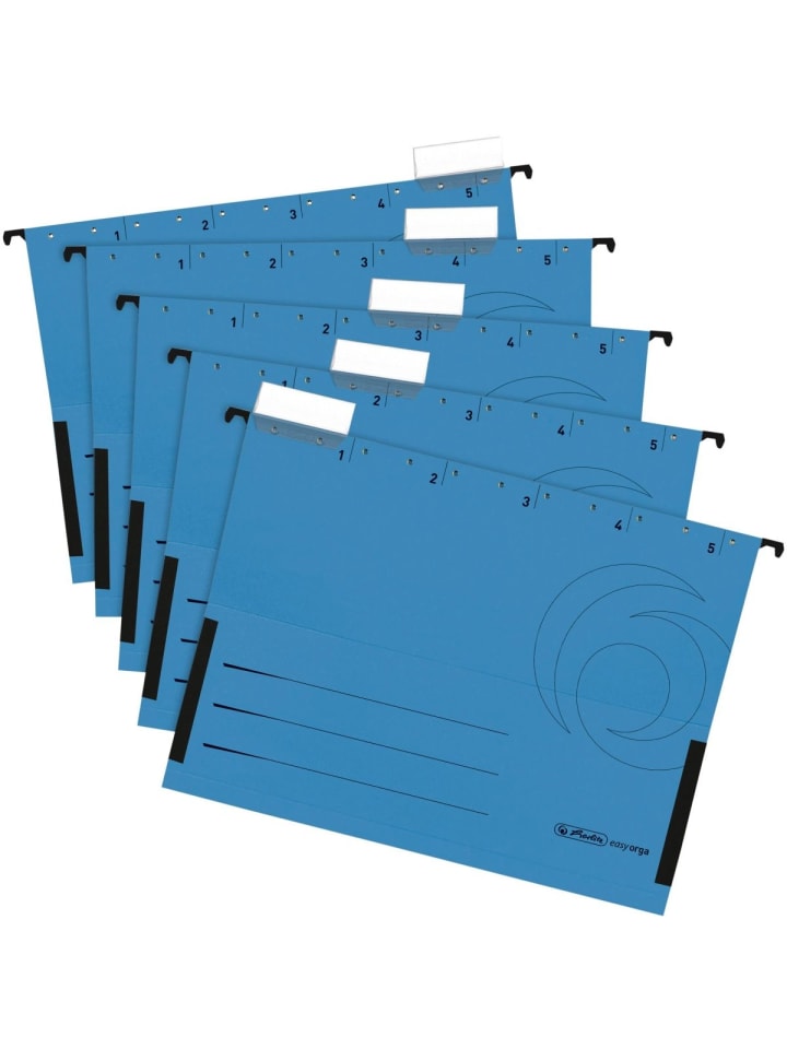 Hängetasche 230g/qm blau Packung mit 5 Stück