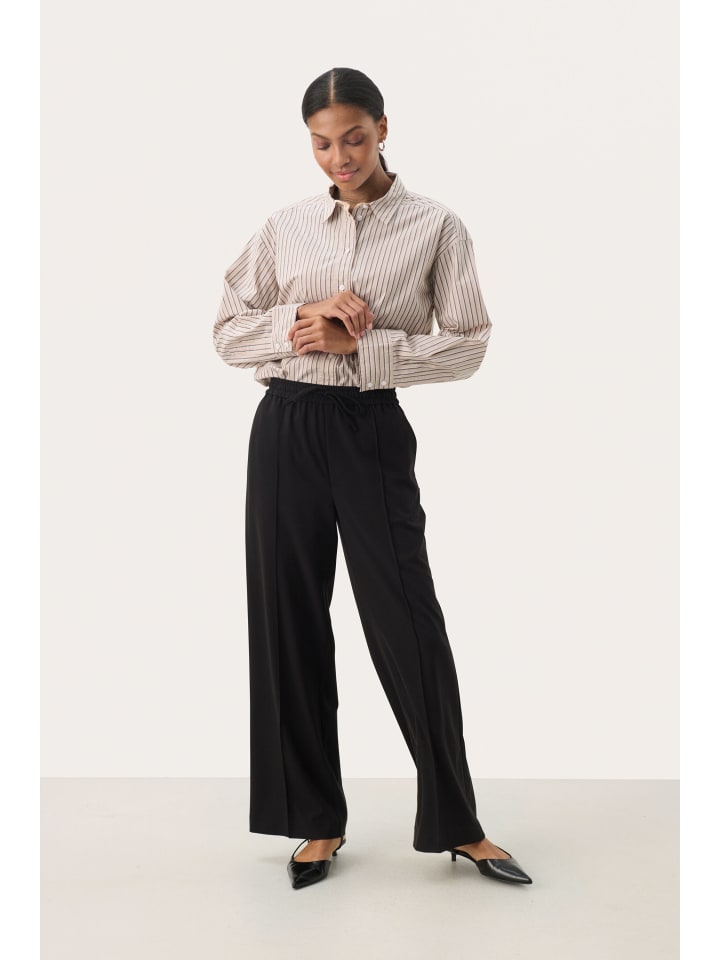 Pants Suiting EvalynnPW Easy fit in Black