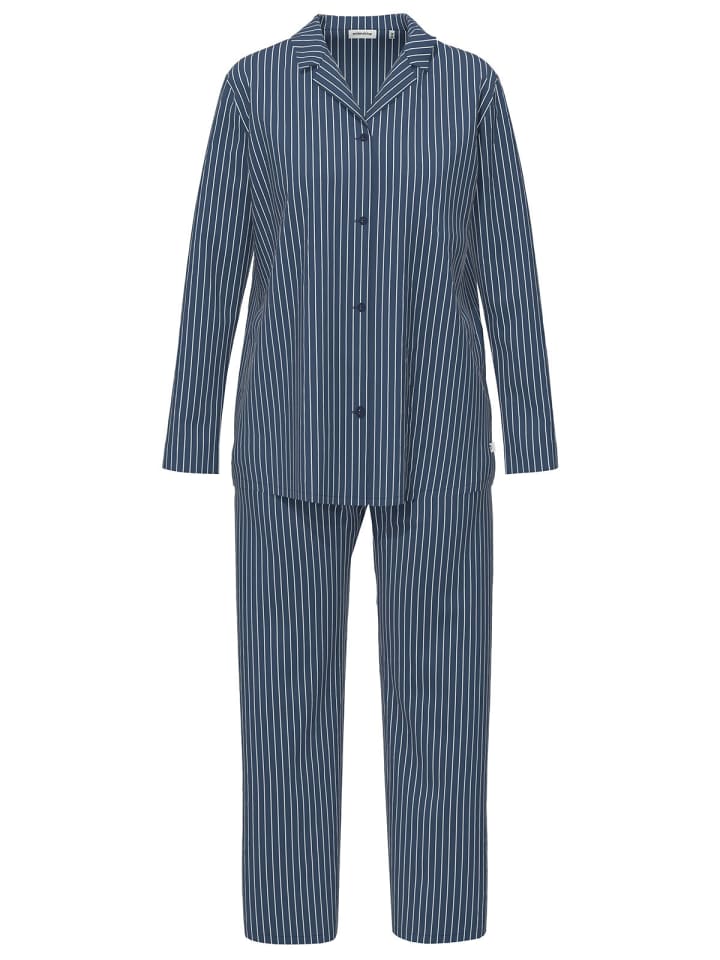 Pyjama Set lang in navy