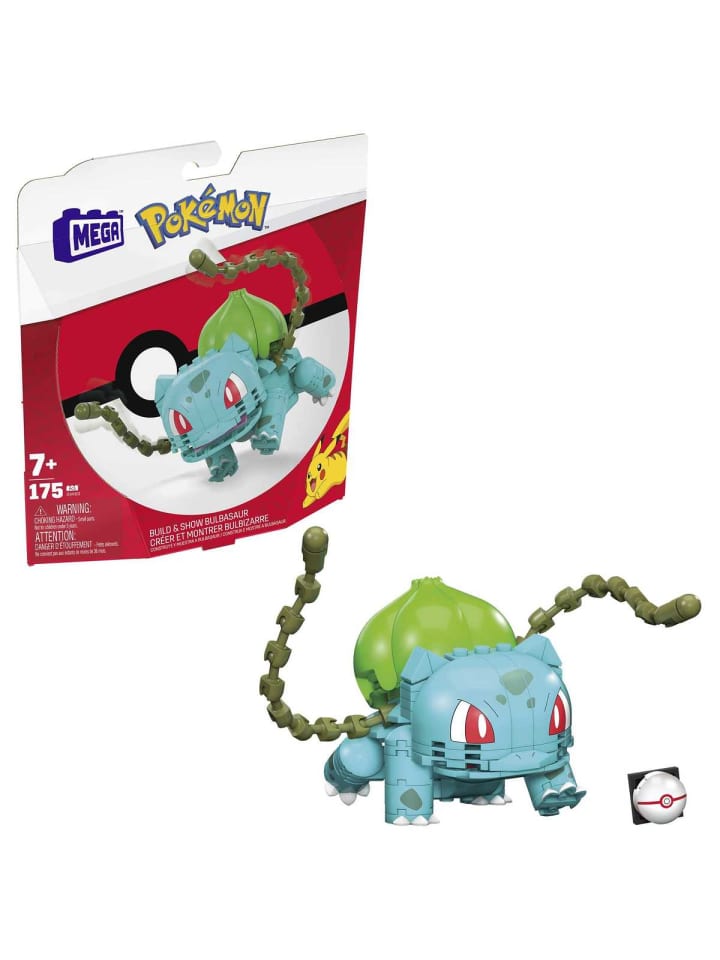 POKÉMON Bisasam Bauset bewegliche Figur 175 tlg. + Pokéball-Stift 6+ GVK83