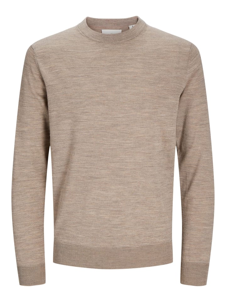 Strickpullover in Greige