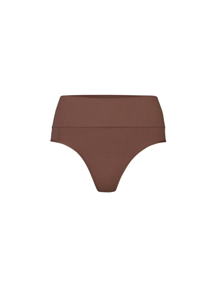 Shaping High Waist Tanga Braun 1 Stück
