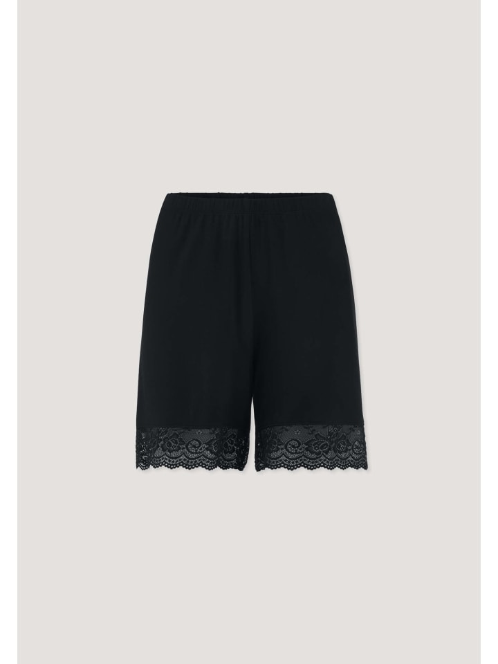 Hessnatur Schlafshorts PURE SENSE LACE aus TENCEL™ Modal in schwarz