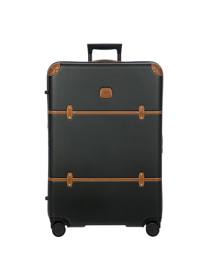 Bellagio 4 Rollen Trolley 76 cm mit Dehnfalte schwarz-braun