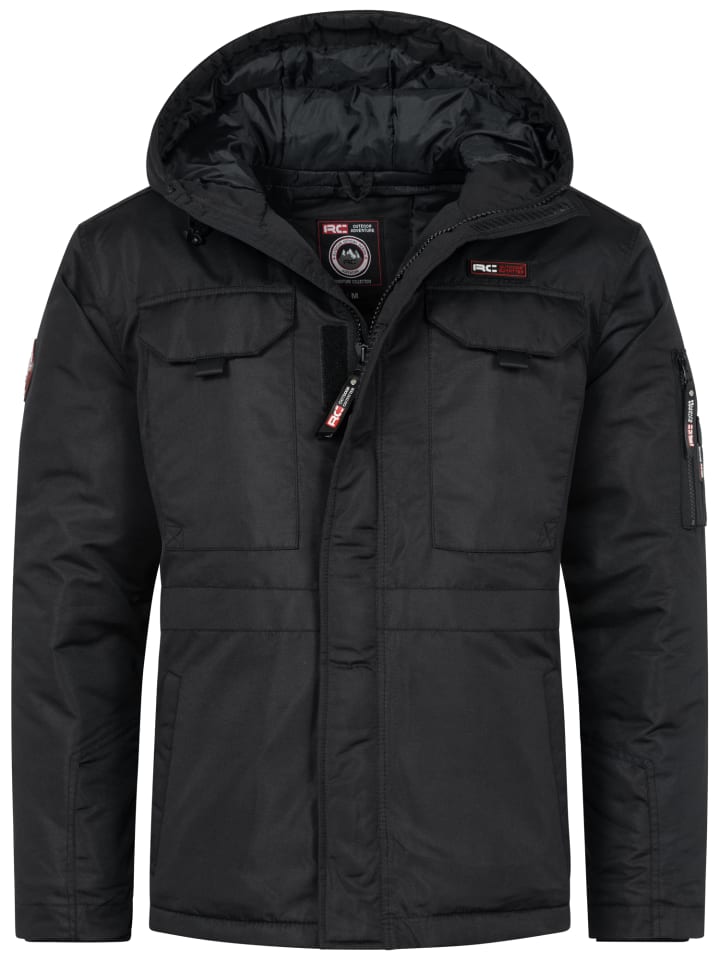 Winterjacke in Schwarz