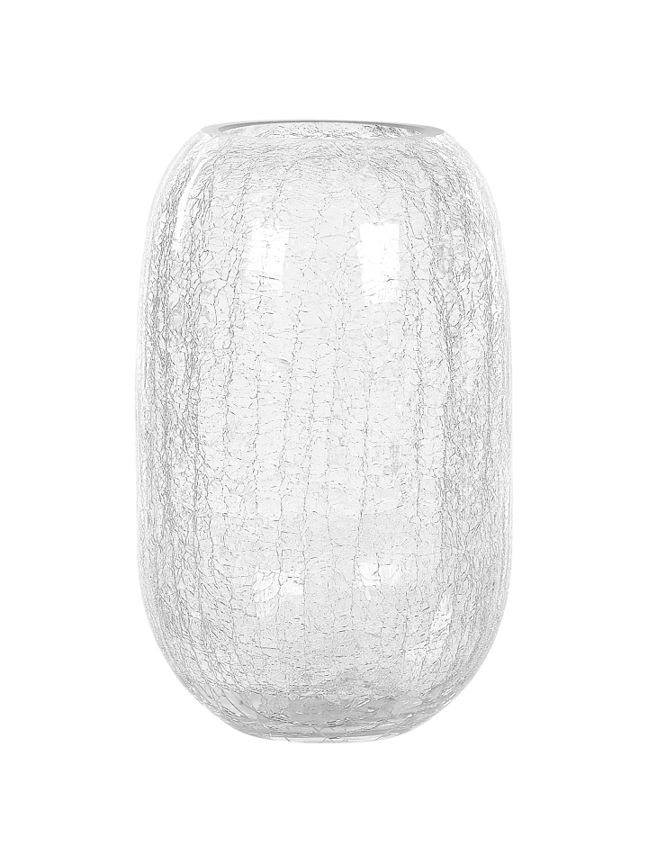 Blumenvase KYRAKALI in Transparent - (W) 17 x (H) 28 x (L) 17 cm