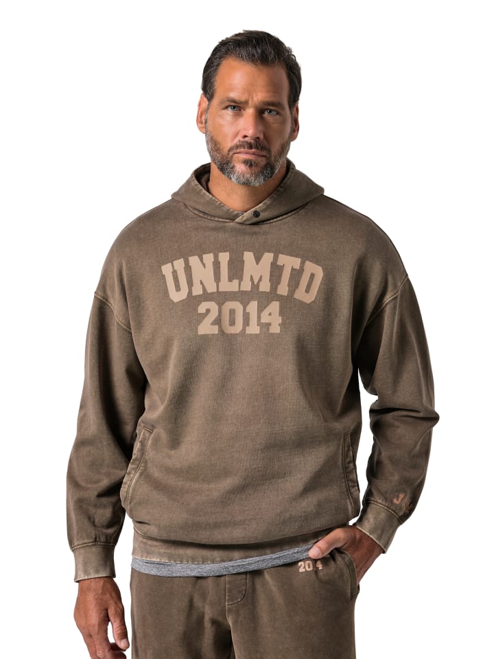 Sweatshirt in braungrau