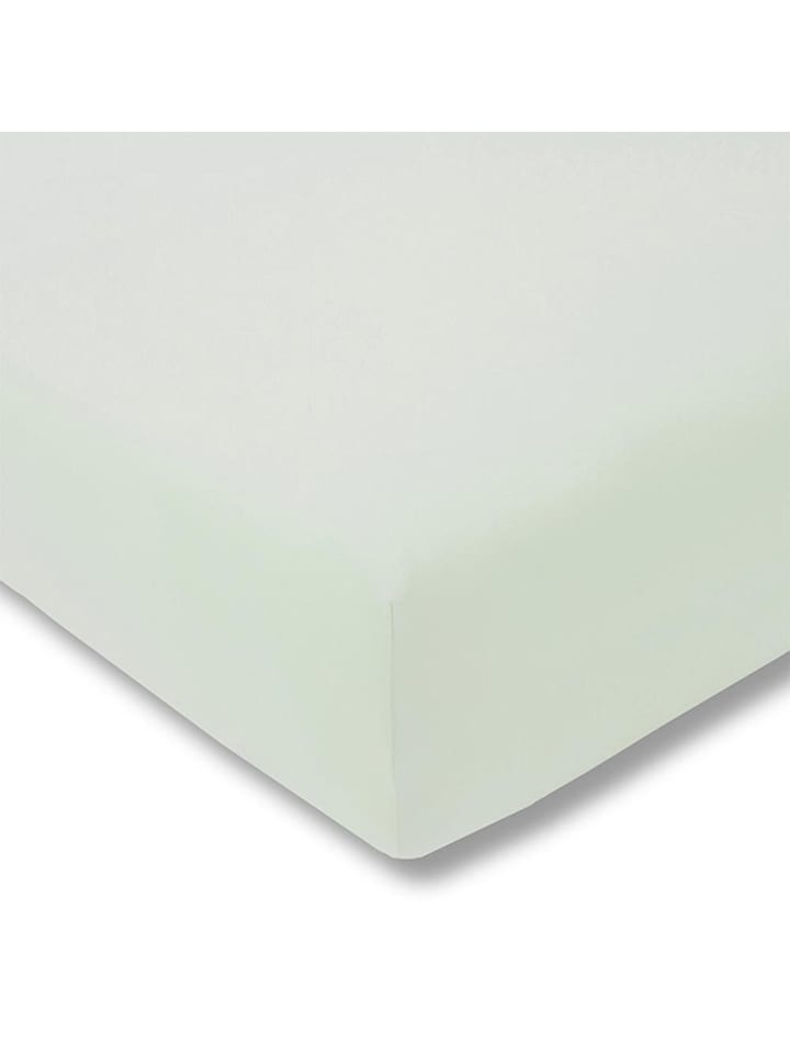 Spannbettlaken in jade