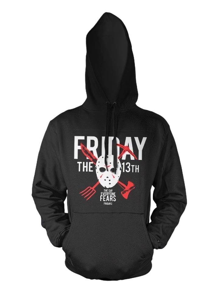 Hoodie in Schwarz