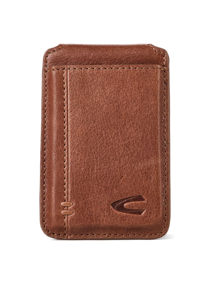 Thunder Geldbörse RFID Schutz Leder 6 cm cognac