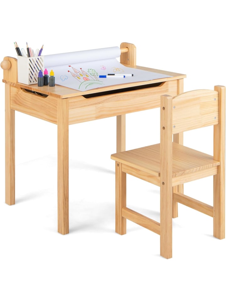 Schreibtisch Set ab 3 Jahren in Beige