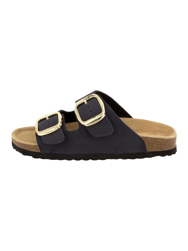 Pantoletten Classic in Navy