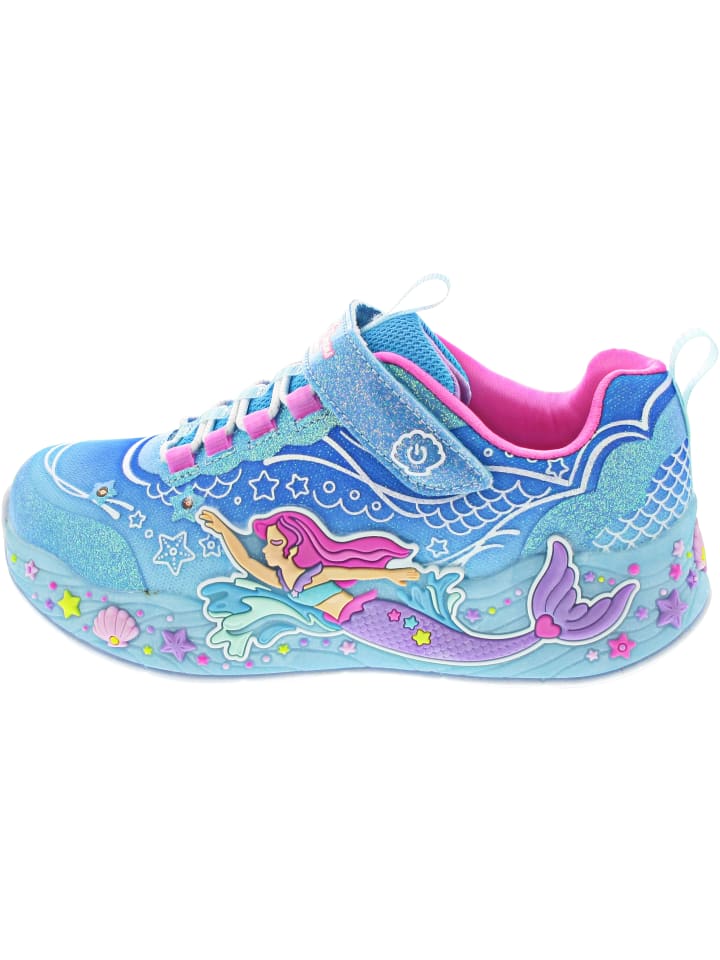 Mermaid Dreams Sneaker Blau