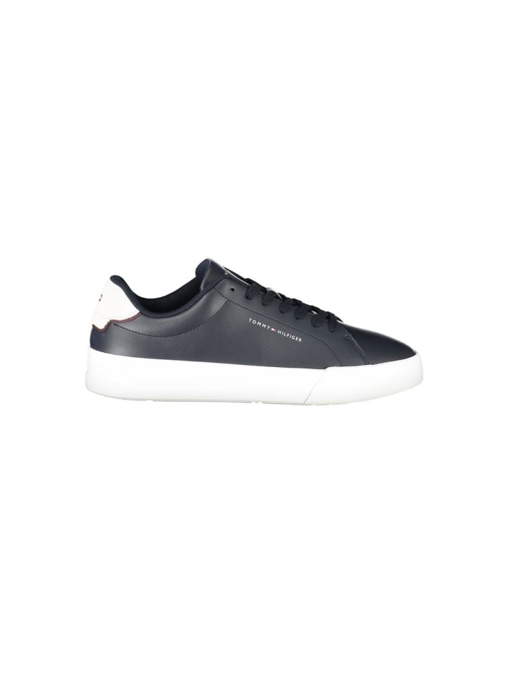 Blau Leder Herren Sneaker