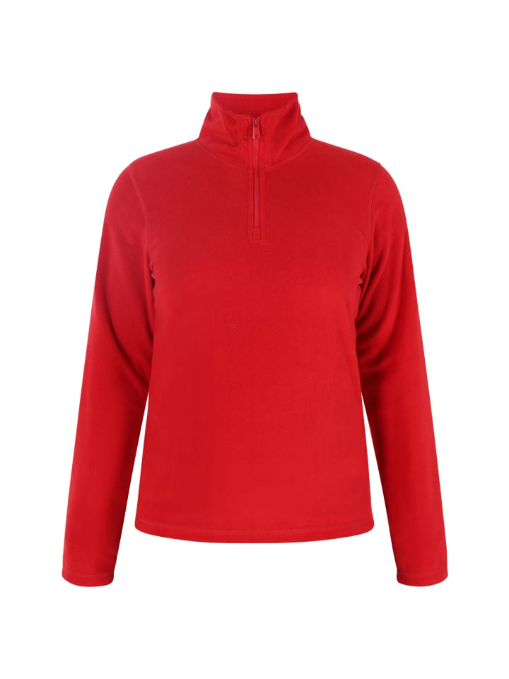 Damen Fleecepullover in Rot