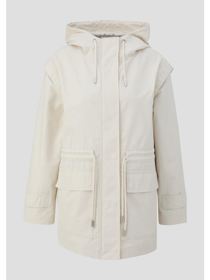 Outdoor-Jacke  in  0330_wollweiß