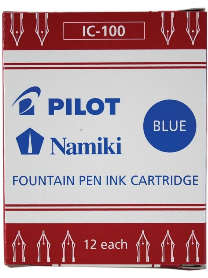 Füllhalterpatrone IC-100 Packung mit 12 Stück blau